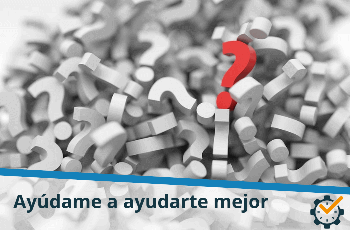 Ayúdame a ayudarte mejor
